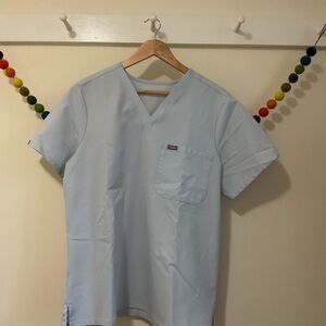 FIGS open skies scrub top xl